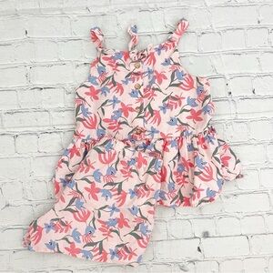 Girls Vince Camuto Pink & Blue Floral Matching Set